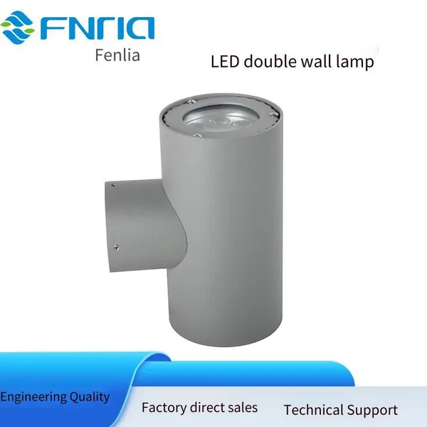 Led Outdoor Waterproof Round and Square Wall Lights, Available in 6w, 9w, 18w, 36w, Single Color and Seven - Color Options photo-5