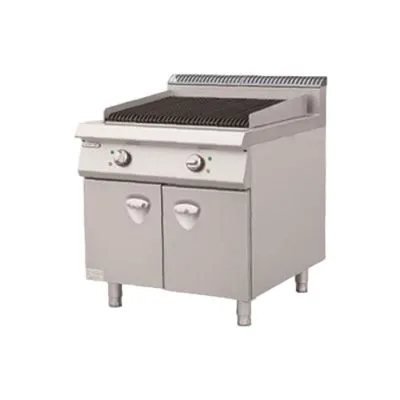 Electric Lava Rock Grill with Cabinet