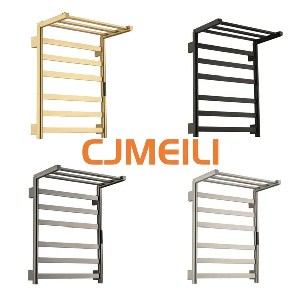 Bathroom Electric Heated Towel Rack, Towel Warmer for Bathroom, Wall Mounted Stainless Steel,4 Colours photo-4