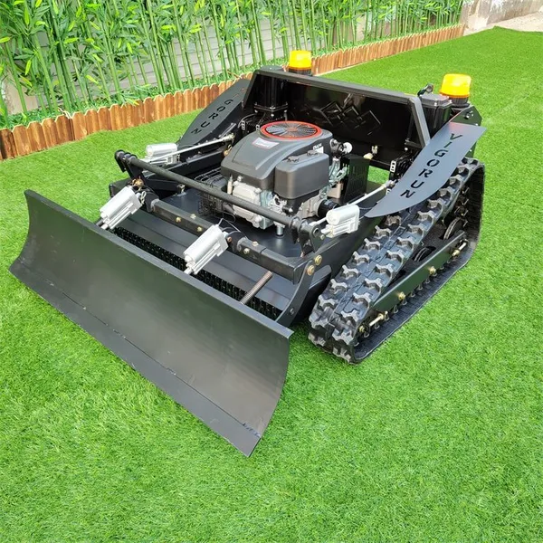 Gasoline Engine Adjustable Mowing Height Adjustable Blade Height by Remote Control RC Weed Cutter photo-5