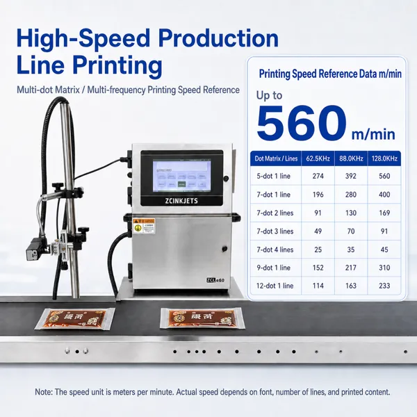 Automatic Inkjet Coding Machine for Sauce Sachet and Condiment Bag Date Printing photo-2
