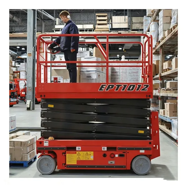Capacidade 450kg 6m 8m 10m 12m 14m Plataforma de Trabalho Aéreo com Elevador Tesoura Elétrico Móvel