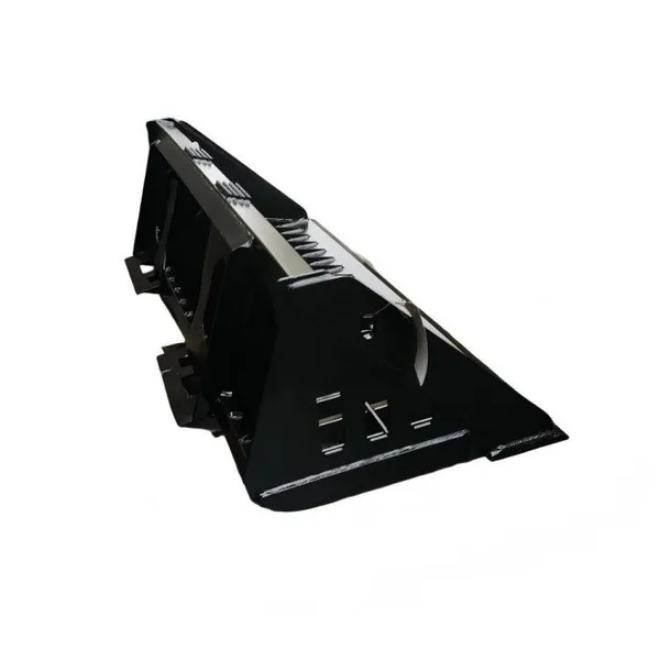 Skeleton Bucket Skid Steer Universal Quick Attach Sieve Bucket 14 Tines Rectangular Openings Gloss Black photo-5