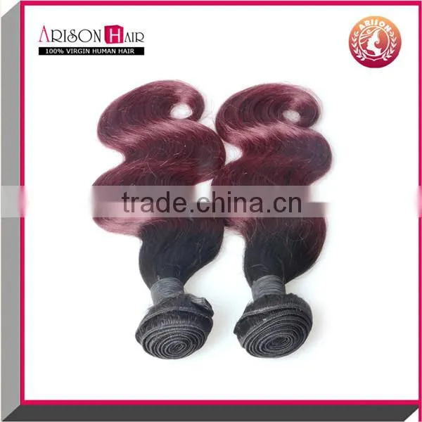 Grade 7A Brazilian Human Hair Estension Body Wave 1b/99j Unprocessed Brazilian Virgin Hair Weave photo-2