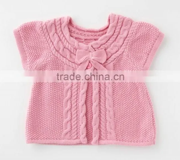 Japanese Wholesale Product High Quality Products Cute Kids Clothes Infant Baby Wear Knitted Cardigan for Girls photo-4