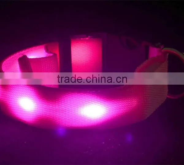 Pets Dog LED Light Blink Flash Night Safety Nylon Collar Waterproof photo-5