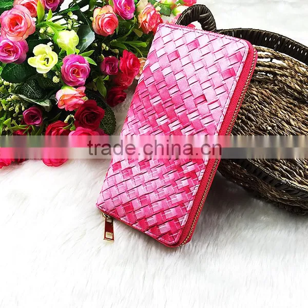 Good Qulity Hot Selling Ladies PU Leather Long Slim Multicolor Purse Women Wallet photo-2