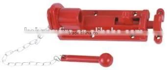Red color Fire Hydrant lock