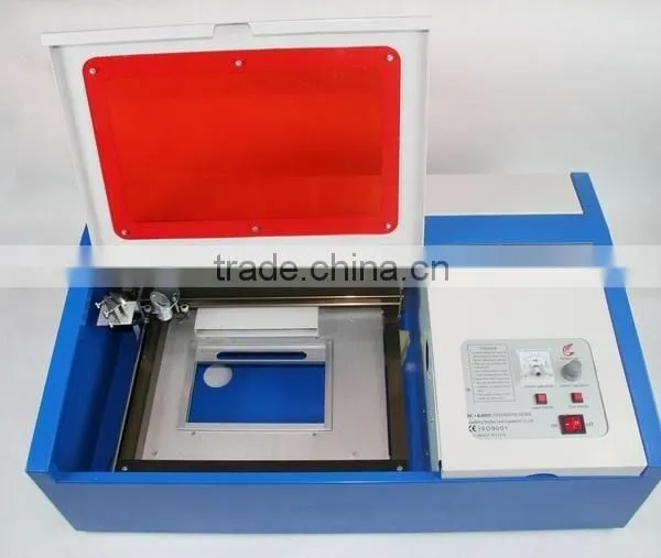 Small Size Cheap DW-3020 Stamp Laser Engraving Machine for Rubber photo-2