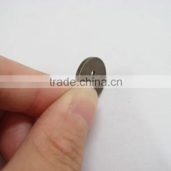 15mm Customer Logo Round 4 Holes Metal Alloy Button photo-4