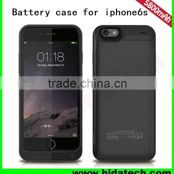 High Quality Emergency Backup Power Bank Battery Case for IPhone 6s Battery Cover Accessory photo-3