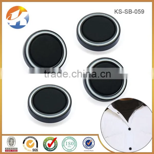 Fancy Custom Black Metal Snaps Buttons For Clothing photo-3