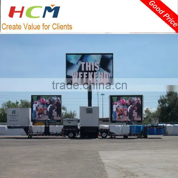 Factory Moving Led Display Screen/movable Video Wall Panel/mobile Led Trailer for Stage Advertising photo-5