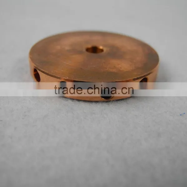 Round Turning Copper Aluminum CNC Disc 3.5mm photo-2