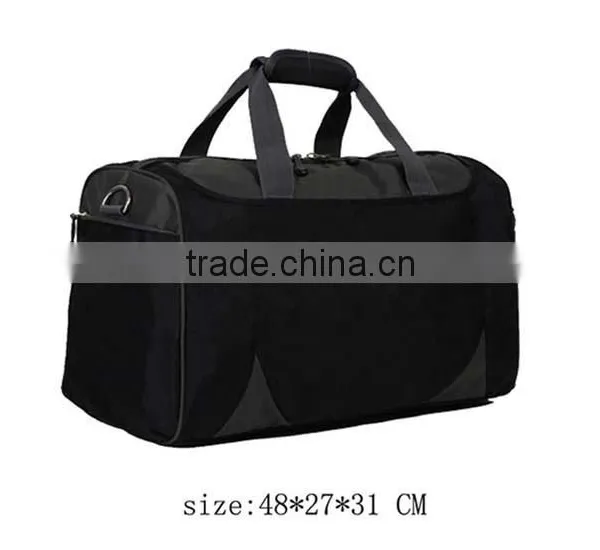 Factory Price Solid Color Polyester Travel Sports Tote Bag photo-2