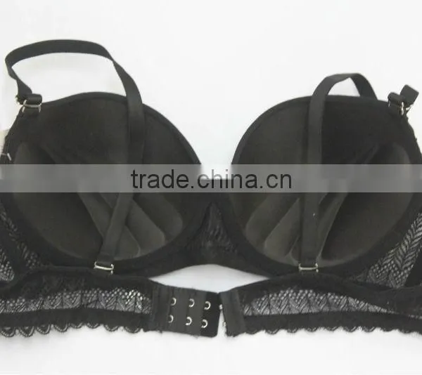 Lace Design Sexy Quarter Cup Bra Strapless photo-2