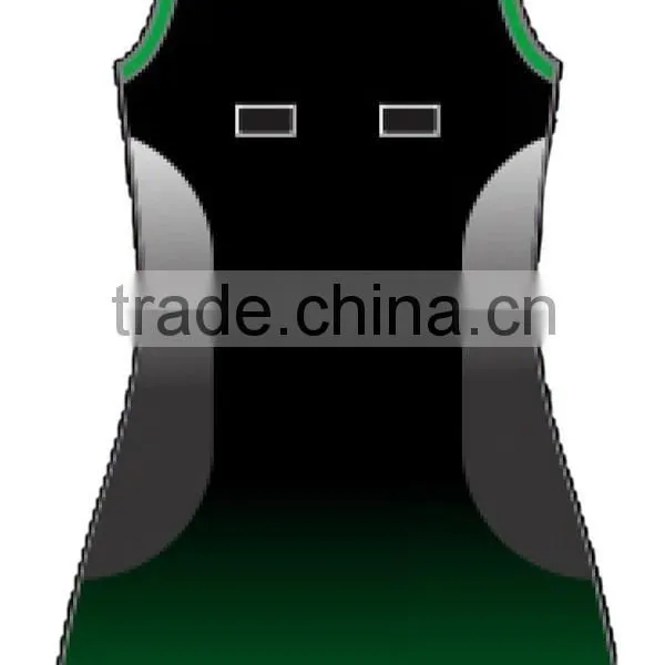 Green Color for Girls Custom Netball Dress photo-3