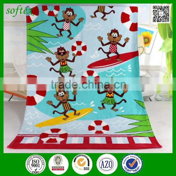China Supply Wholesale Personalized Beach Towels With Cotton Printing photo-4