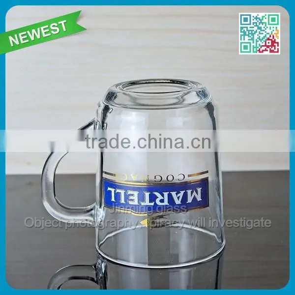 2015 HOT Sale Coffee Glass With Handle Wholesale Decal Coffee Glass photo-4