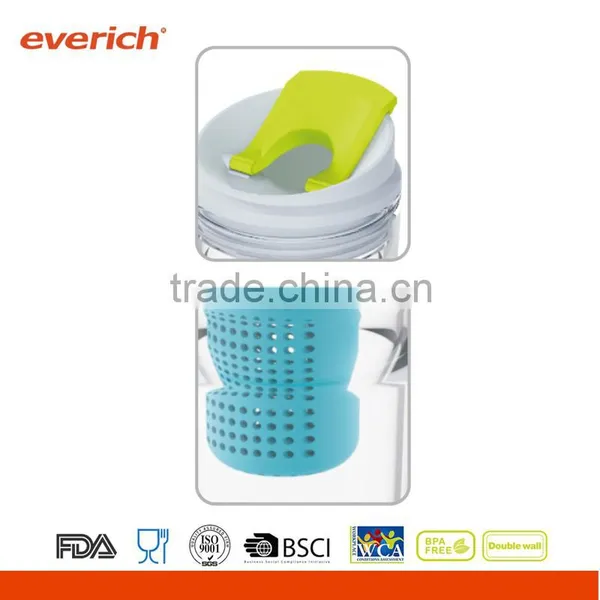 16oz Double Wall Tritan Tumbler With Flip Lip and Fruit Infuser photo-5