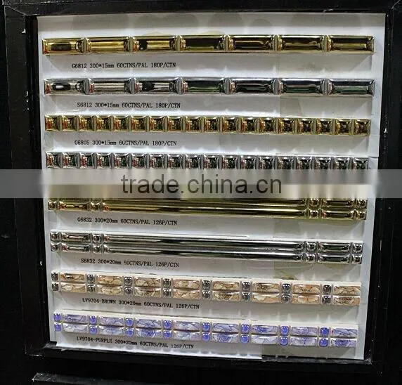 Popular Design Decorted Golden&silver Border 300*20MM photo-2