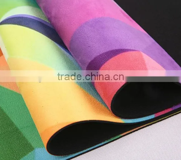 2016 Hot Sale Combo Yoga Mat, Digital Printed Yoga Mat,bonus Strap photo-3