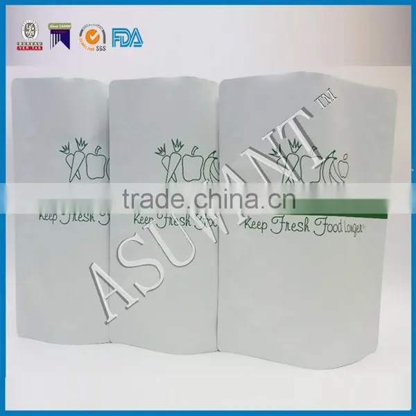 Custom Printed Heat Seal Food Safe Block Bottom Food Packing Plastic Zip Lock Bag photo-3