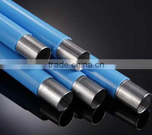 Sus 304/316 Stainless Steel Welded Pipe With Blue/yellow/red Palsitic Coating