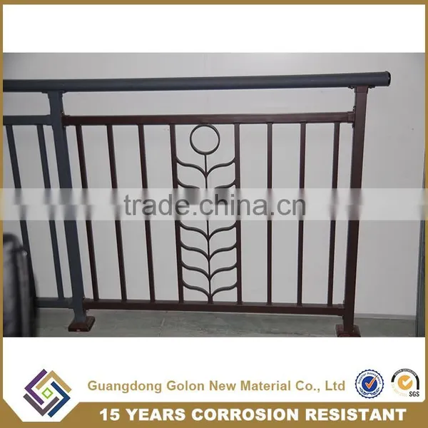 Ornamental Elegant Wrought Iron Galvanized Balcony Railing With Different Kind of Pattern photo-5