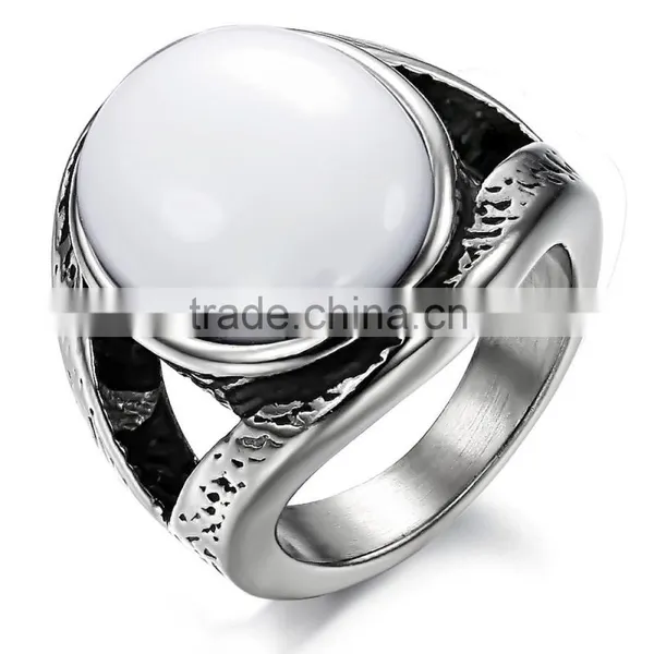 Stainless Steel Ring Manufacturer Turkish Opal Rings photo-2