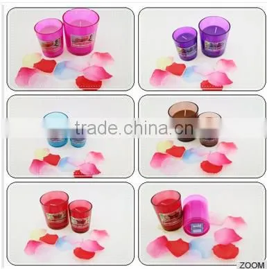 Wholesale Eco-friendly Scented Glass Jar Soy Candles With Various Colors photo-3