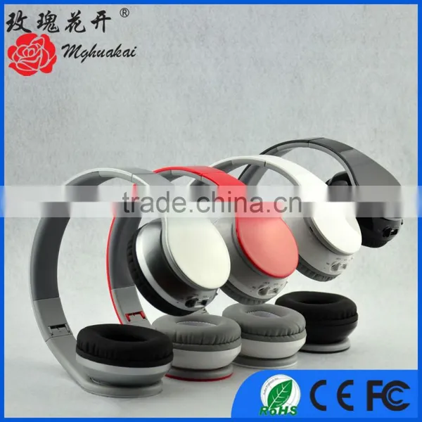 Bluetooth Earphone With Mic Bluetooth Wireless Earphone FM Radio TF Card CE FCC ROHS