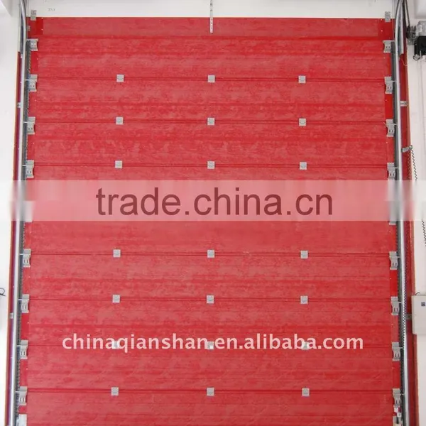 Industrial Sectional Door With Finger Protection