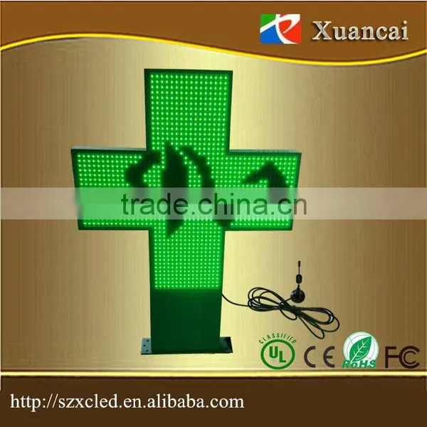 CP16 Outdoor Waterproof Programmable Led Cross Pharmacy Sign With RF Communication Control photo-6