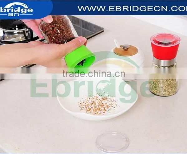 Glass Spice Bottle Grinder/ Pepper and Salt Mill Quality Choice photo-2