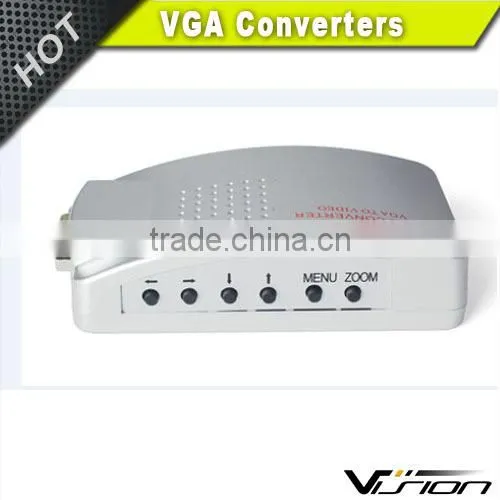 Computer PC Laptop to TV Converter Box- VGA to RCA S-Video Composite Adapter Switch photo-3