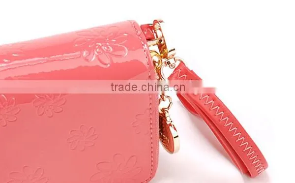 2015 Customized Fashion Design Exquisite Leather Women Wallet photo-4