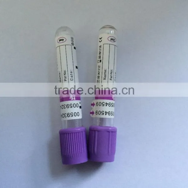 EDTA Tube With EDTA 2K/3K Additives