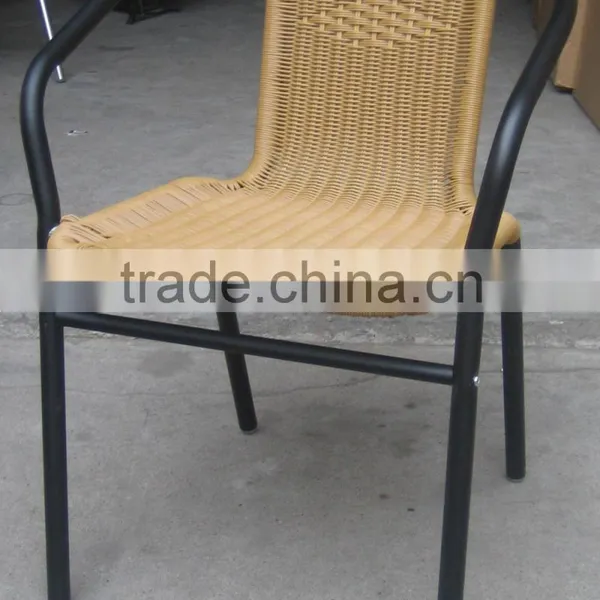 Wholesale Rattan Chair Stackable Outdoor Dining Chairs YC028 photo-6