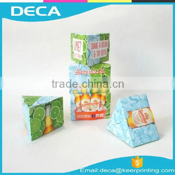 New Design Creative Paper Packaging Used to Advertise Your Products Craft Triangle Paper Box Quality Choice