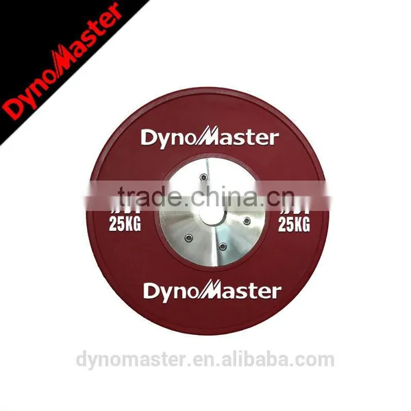 High Quality Olympic Color Rubber Bumper Weight Plates Barbell Plates photo-4