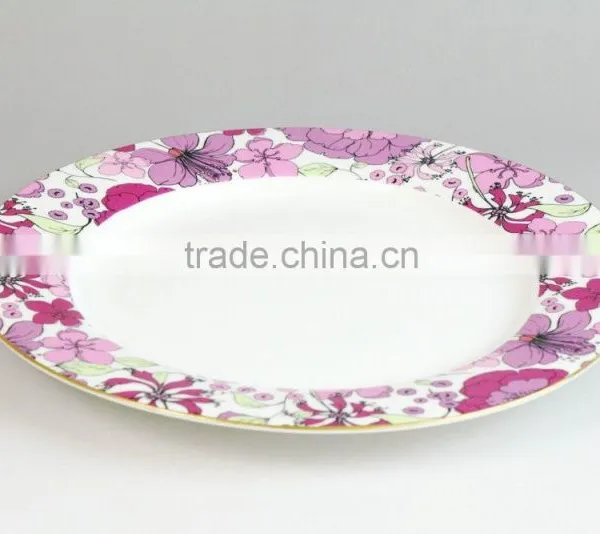 2015 New Products Custom Printing Plate, Custom Print Melamine Plates, Photo Printing Ceramic Plate photo-4