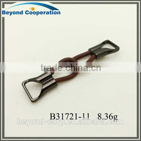 11mm Nice Metal Shoes Buckle With Pvc Rope Decorations Black Brown Colors Quality Choice photo-3