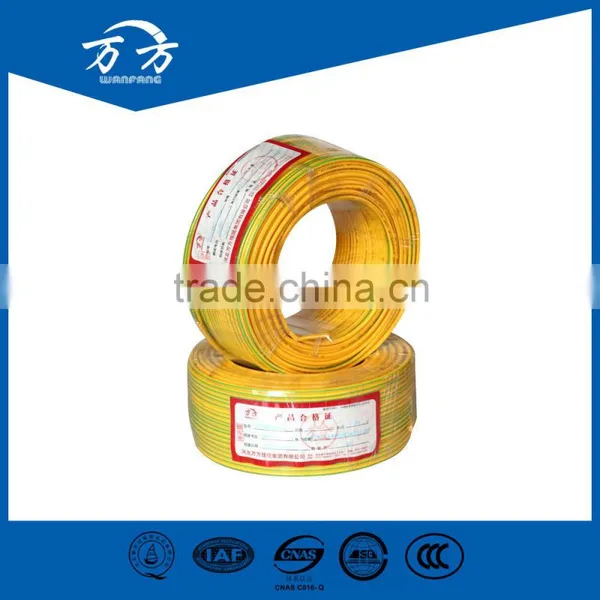 2.5mm 4mm 6mm 10mm 16mm 25mm Different Colors Cu PVC Single Core Wire Cable photo-2