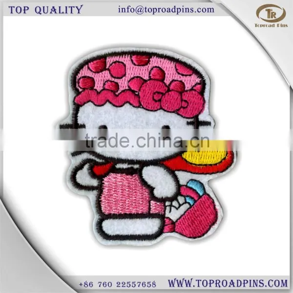 Cheap Custom Design Cute Animal Patches for Clothing With Heat Adhesive