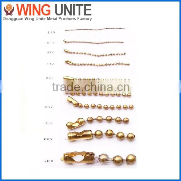 High Quality Metal Brass,iron Metal Bead Chain in Various Color photo-4