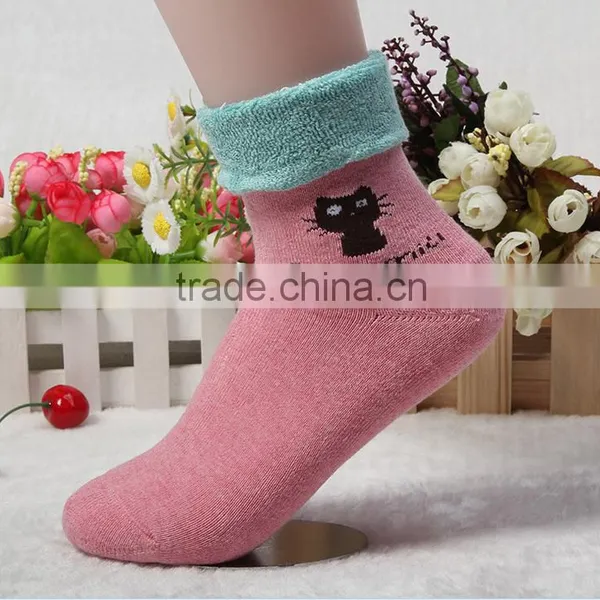 2015 New South Kitten Thickened Terry Socks Manufacturers Cotton Socks Cute Compression Socks photo-4
