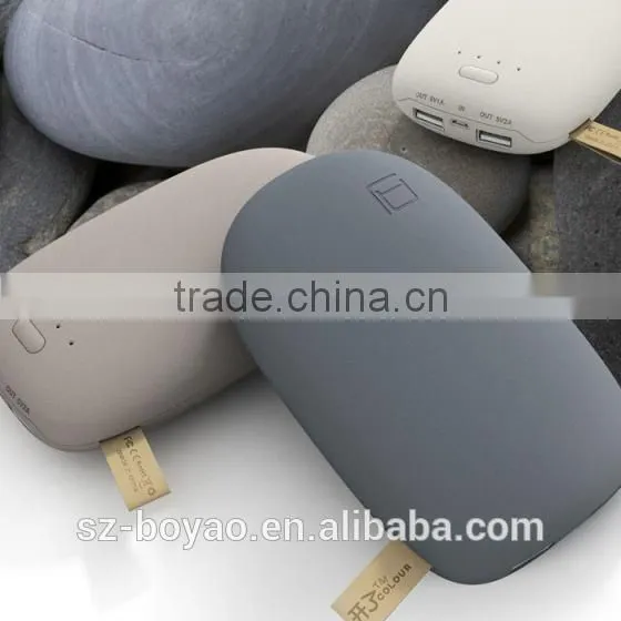 2016 New Design Universal Stone Mobile Charger Wholesale Power Bank 10400mah for IPhone photo-3