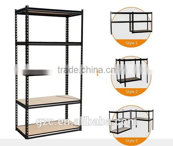 Slotted Light Duty Boltless Rivet Shelving Rack