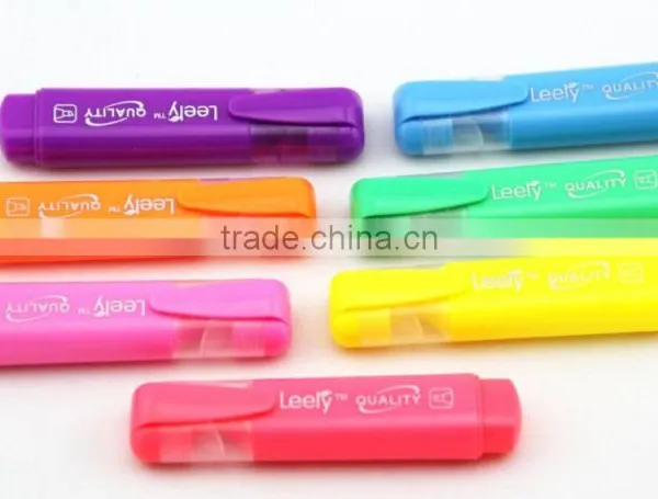 Bright Multi-color Flat Barrel Highlighter Pen photo-4